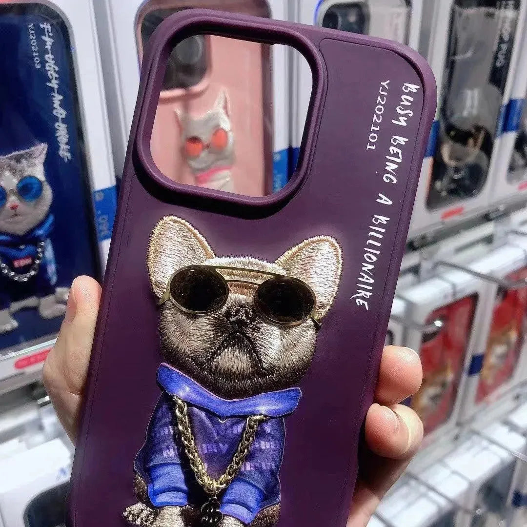 Glasses Cool Cute Animal Phone Case - Bellarte Enchanté Glasses Cool Cute Animal Phone Case